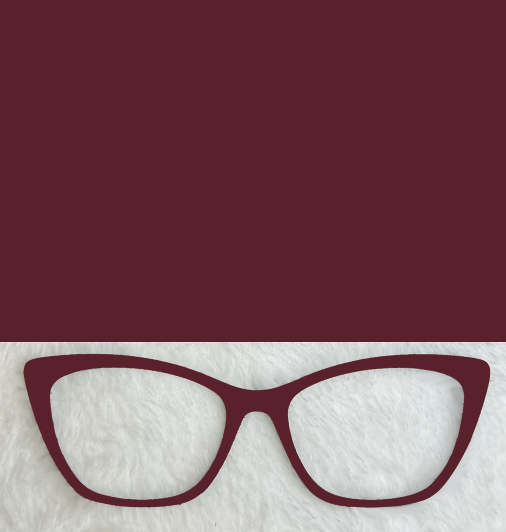 Acrylic | Solid Matte Burgundy