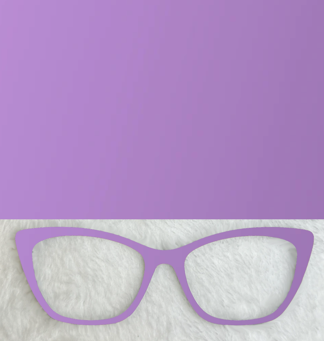 Mirrored Solid Lavender