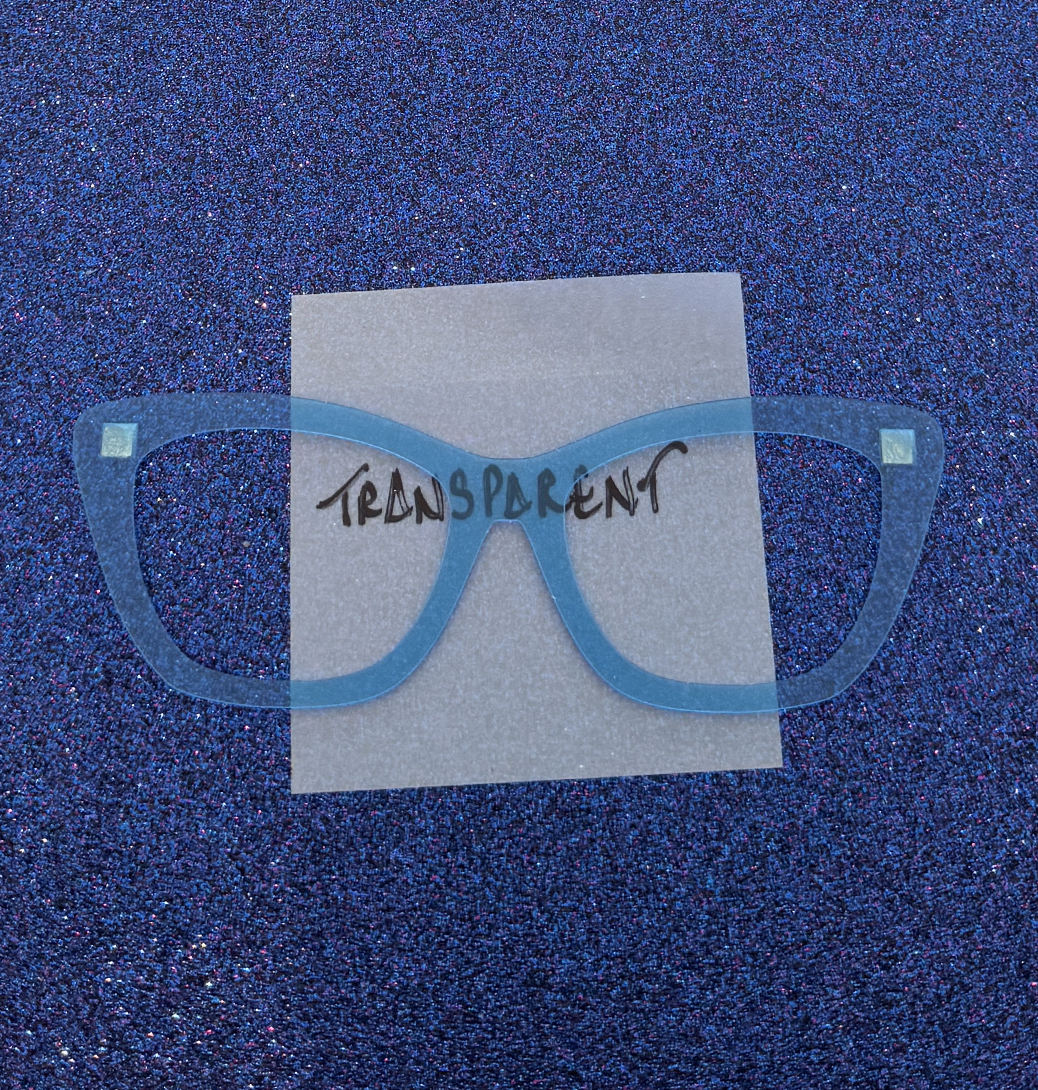 Flexible Transparent Acrylic | Blue
