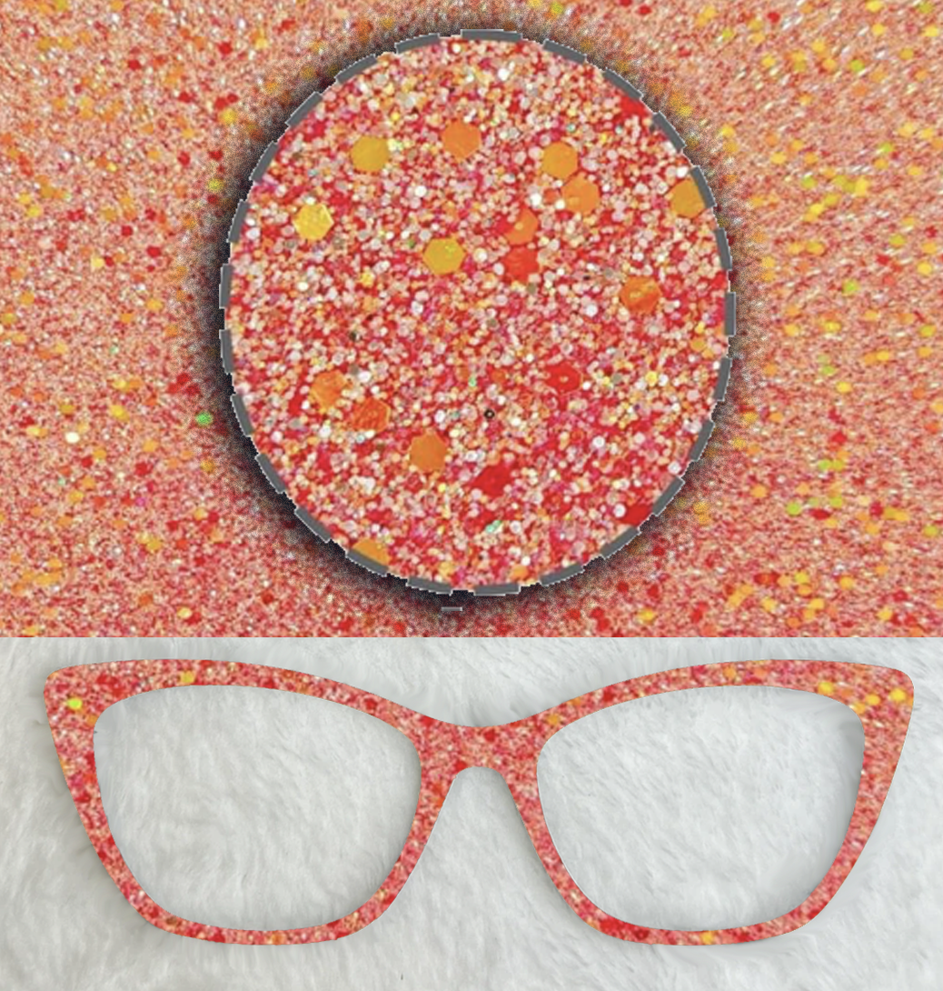 Glitter Chunky Overload | Peach