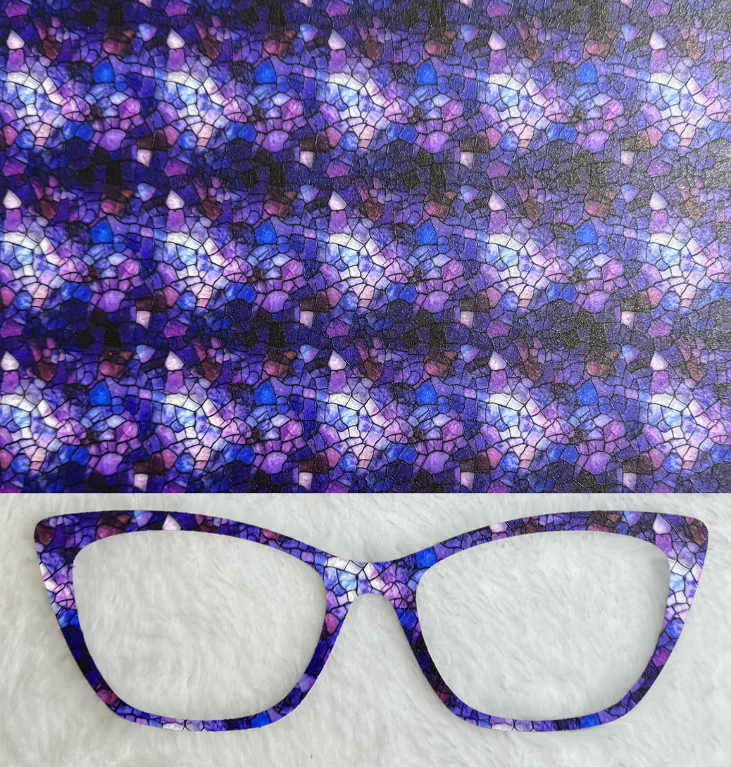 Opaque Purple Cracked