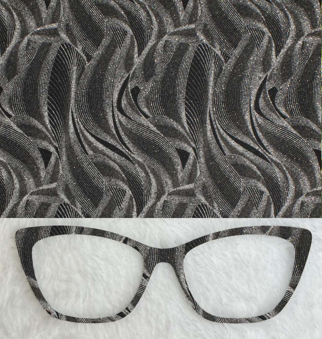 Dusted Silver Swirls