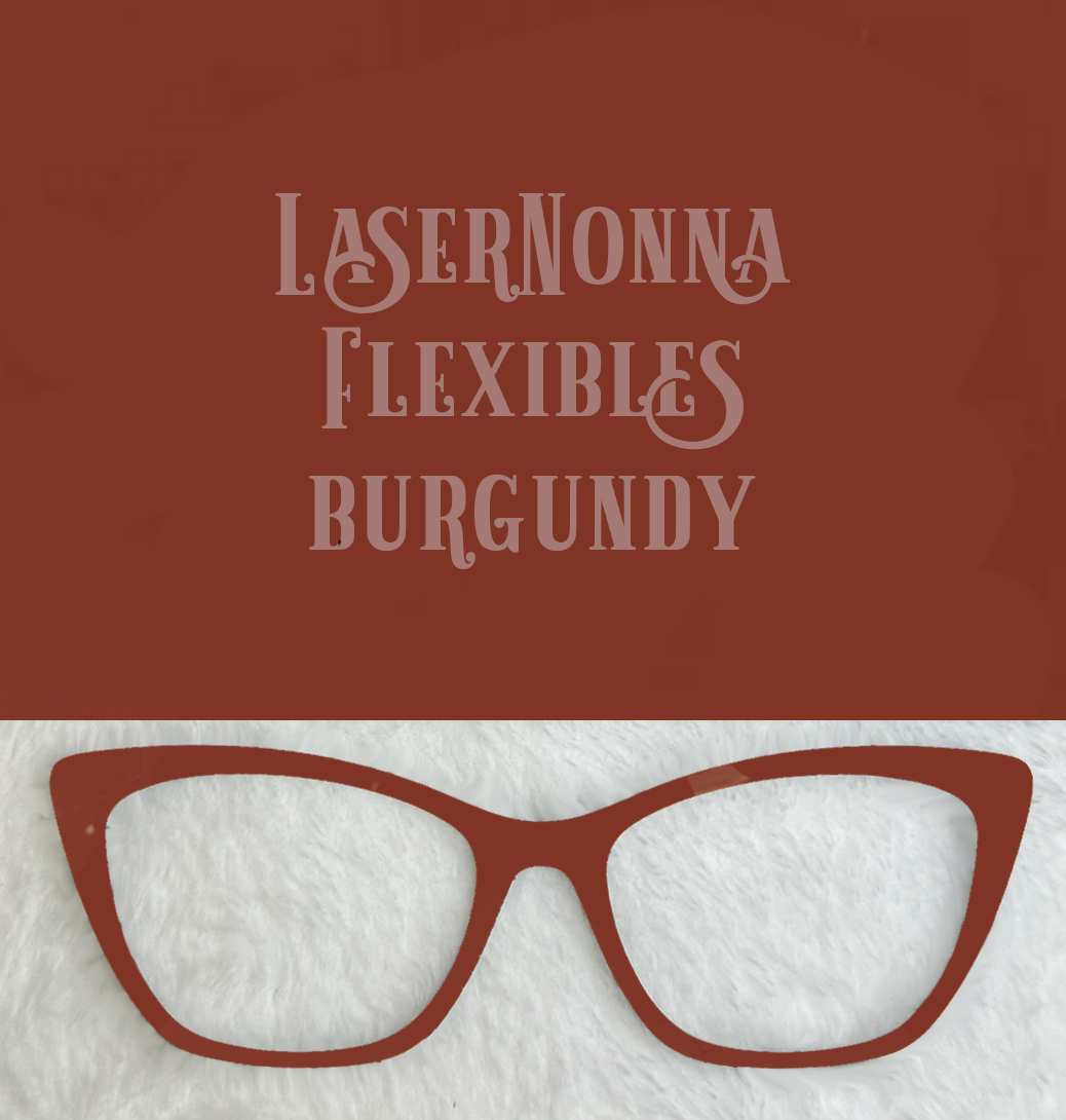 Flexible Matte Acrylic | Burgundy
