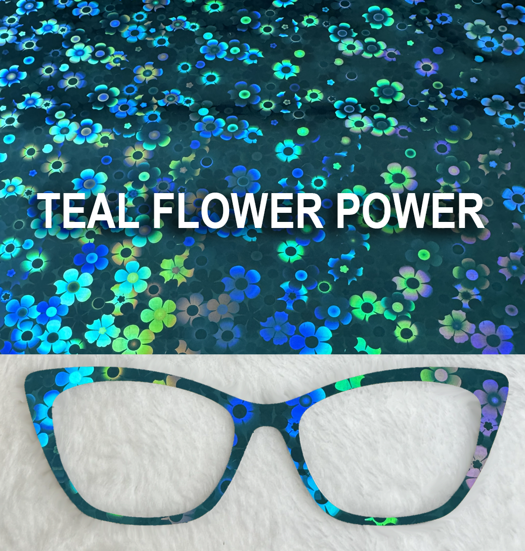Teal Flower Power