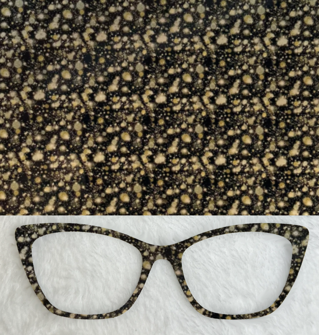 Mirrored Gold Splatter
