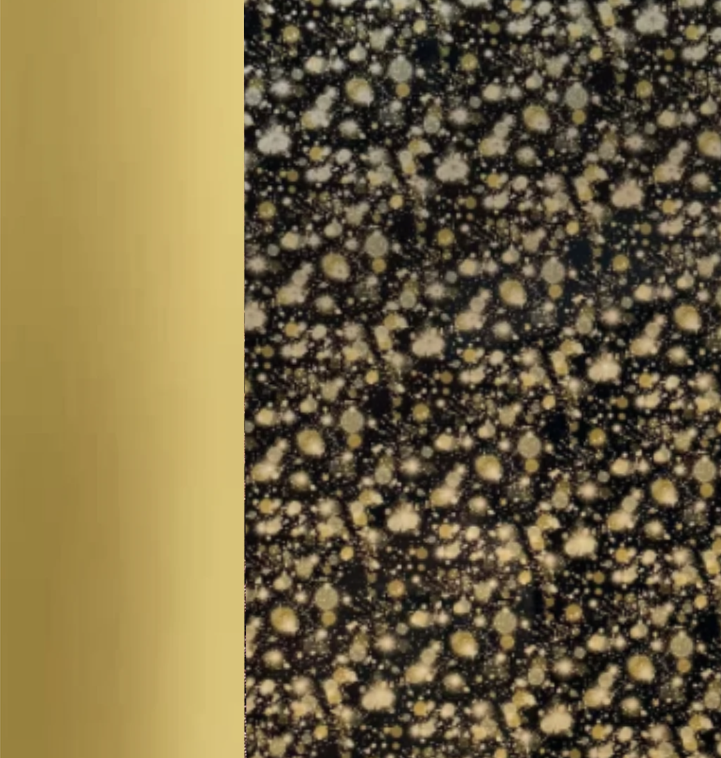 Stacked Gold Splatter
