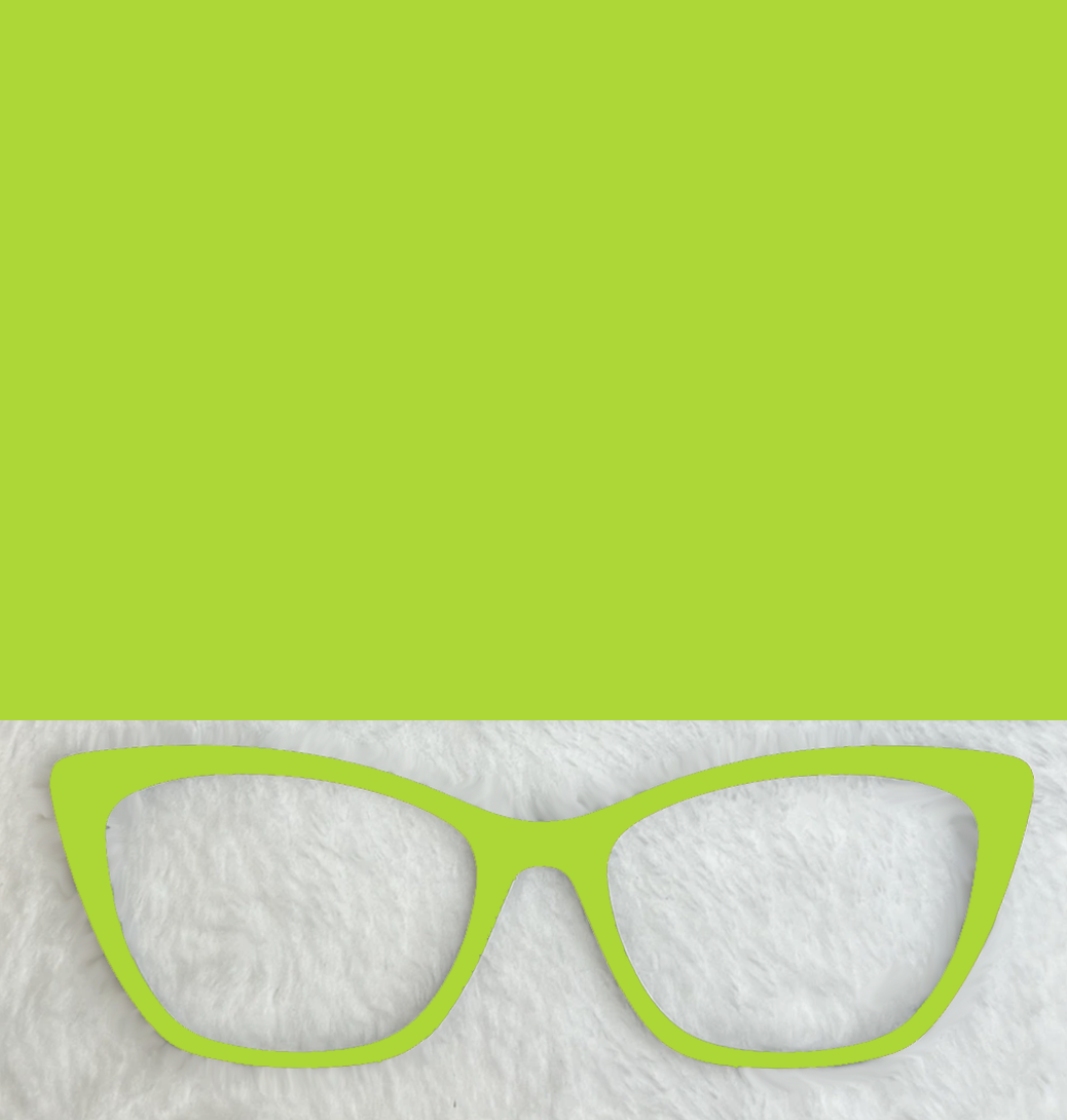 Mirrored Lime Green