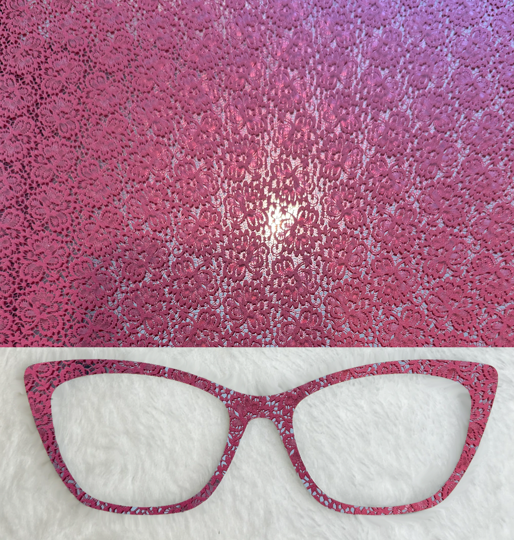 Mirrored Pink Lace