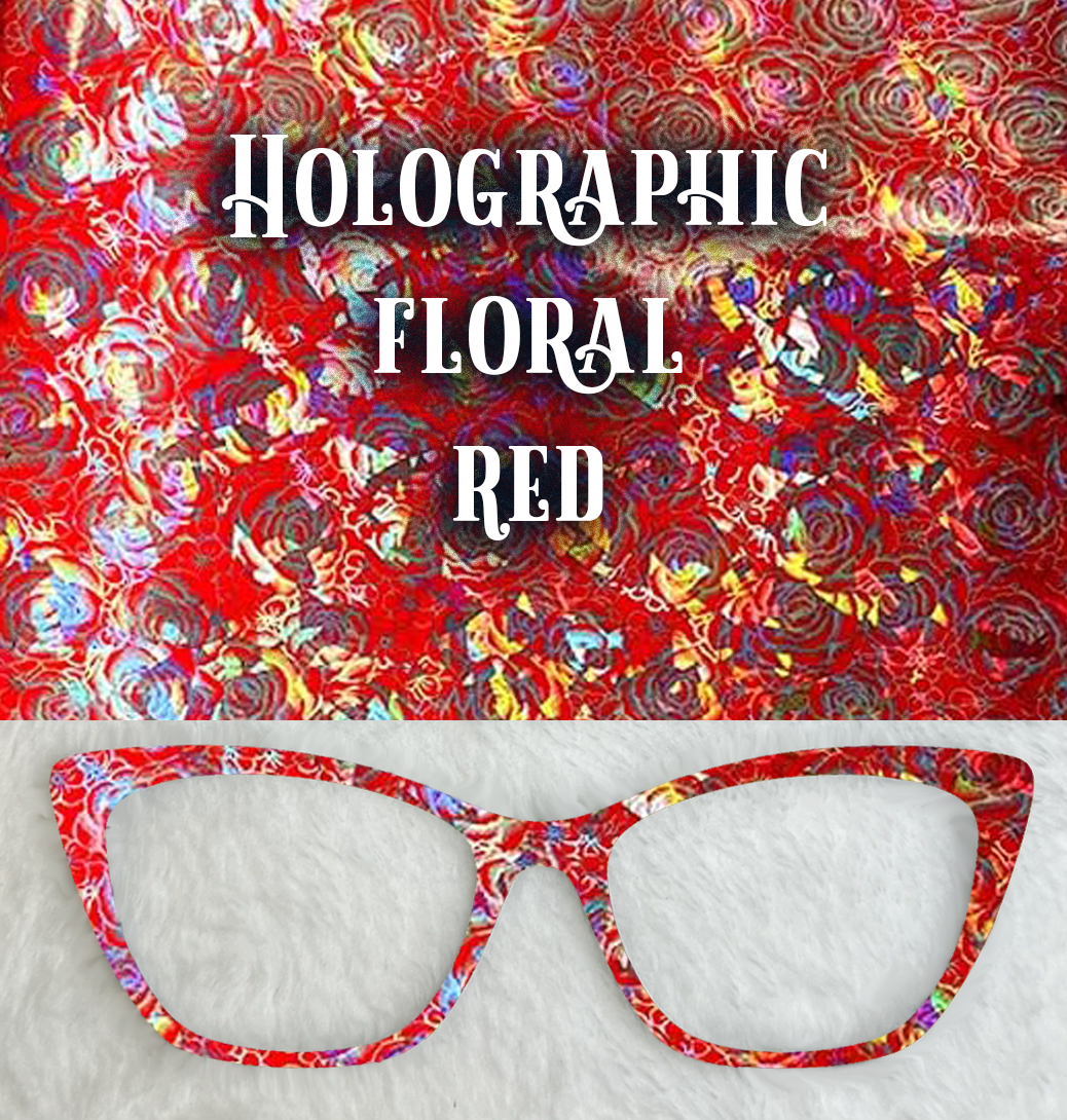 Holographic Floral | Red