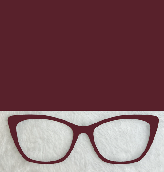 Acrylic | Solid Matte Burgundy