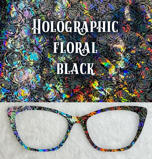 Holographic Floral | Black