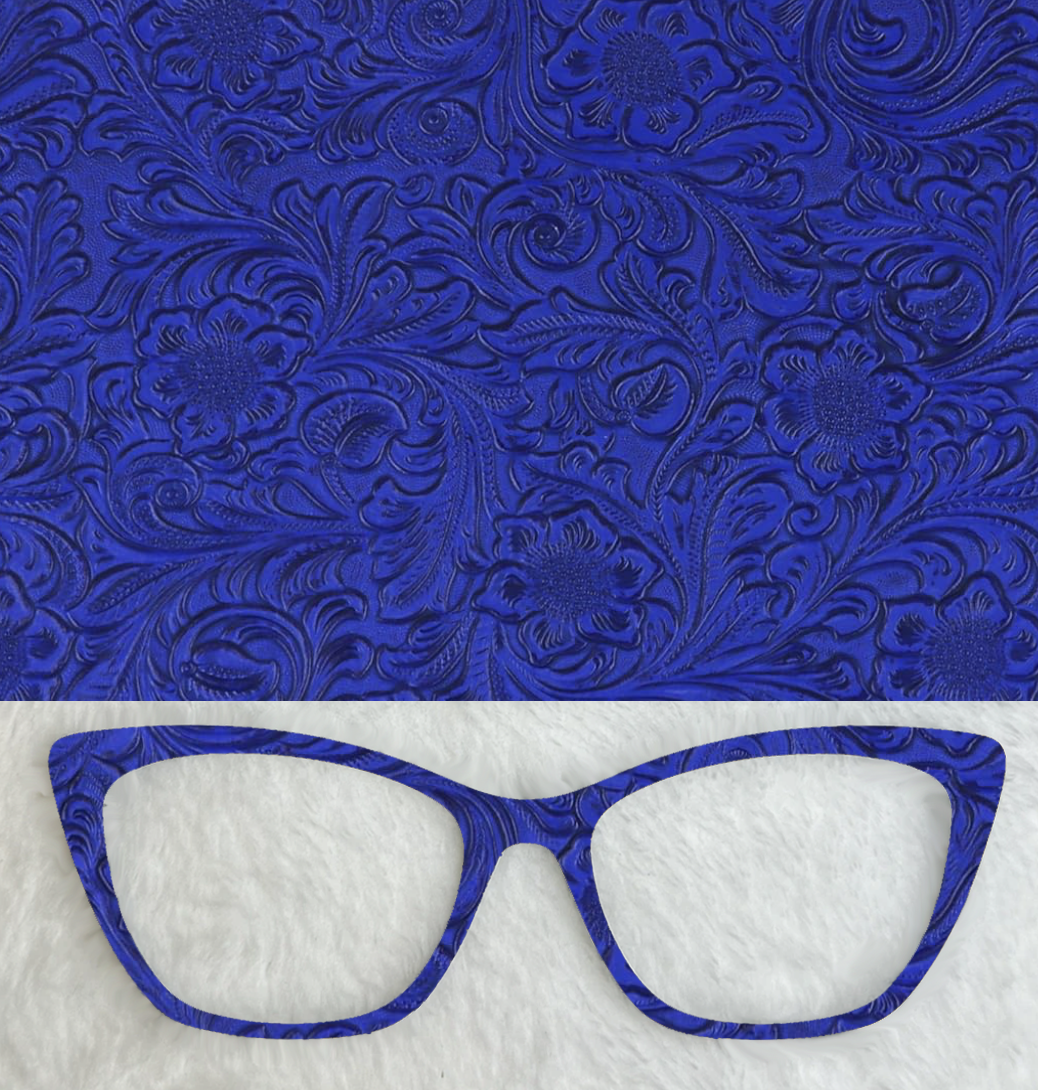 Scrolled Blue