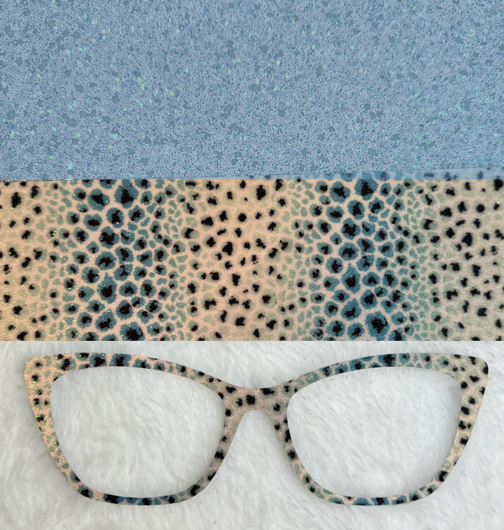 Leopard Overload Stacked | Blue