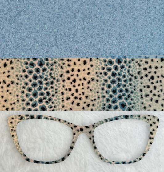 Leopard Overload Stacked | Blue