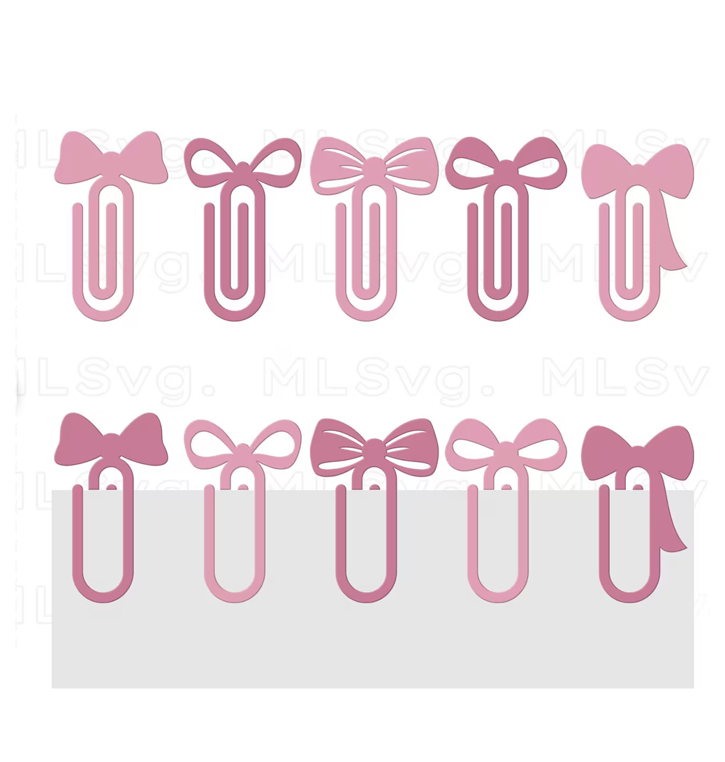 Bow Bookmarks | 5 Designs | 10 Units