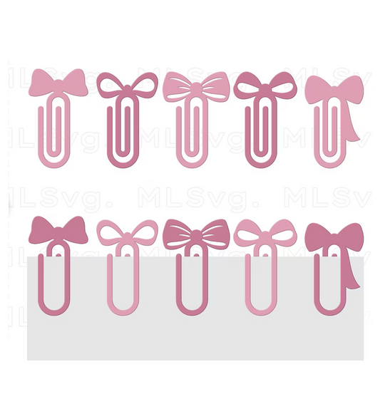 Bow Bookmarks | 5 Designs | 10 Units