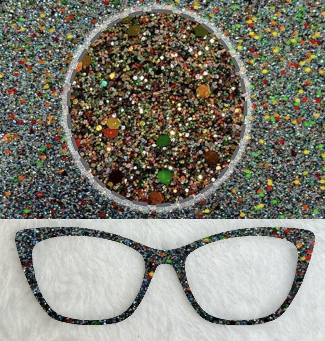 Glitter Chunky Overload | Charcoal