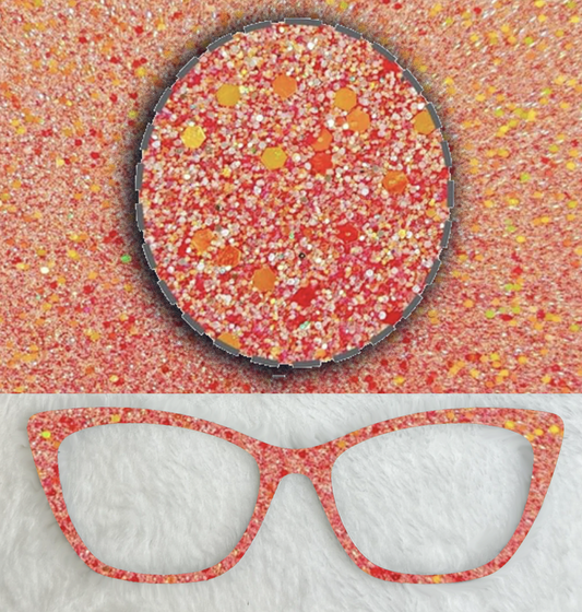 Glitter Chunky Overload | Peach