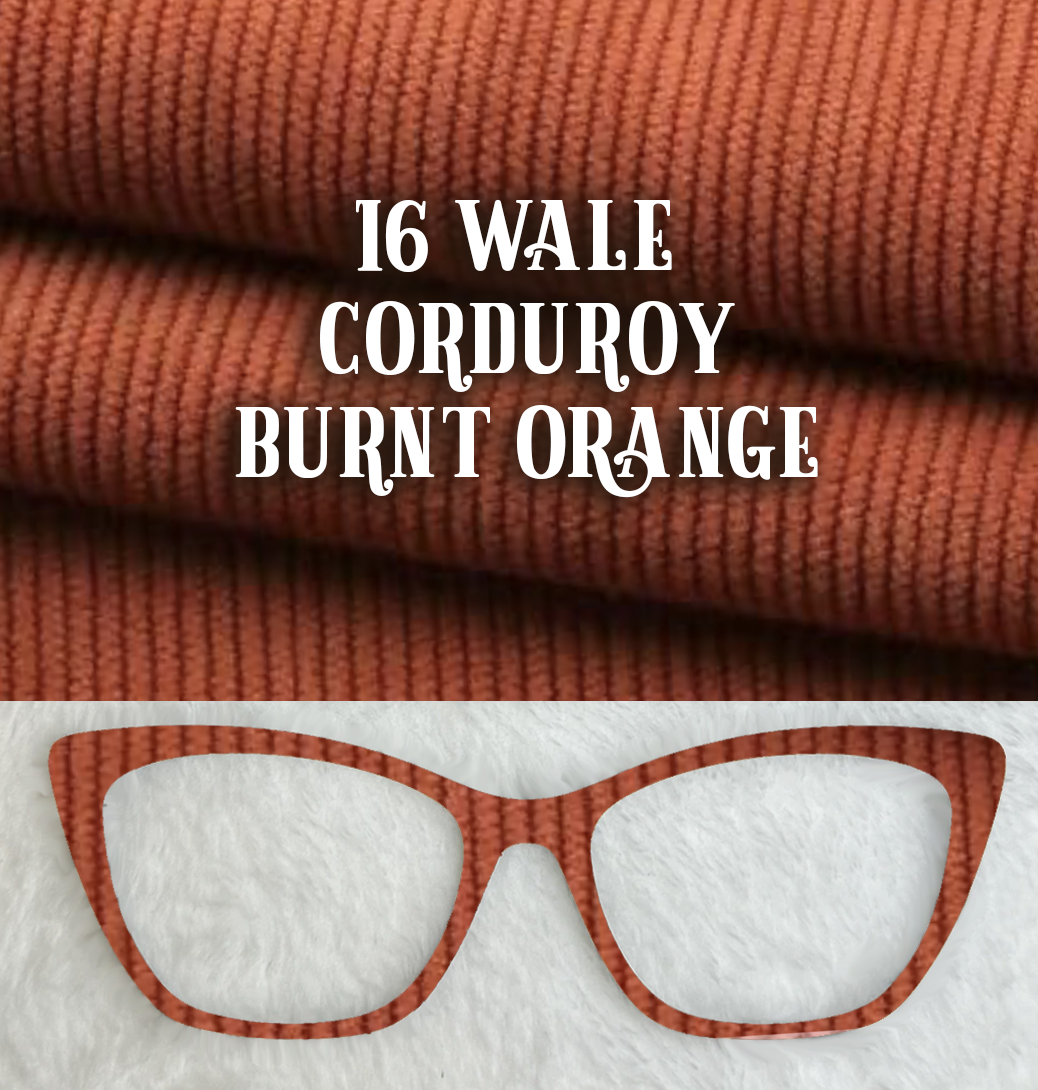 Corduroy | 16 Wale | Burnt Orange