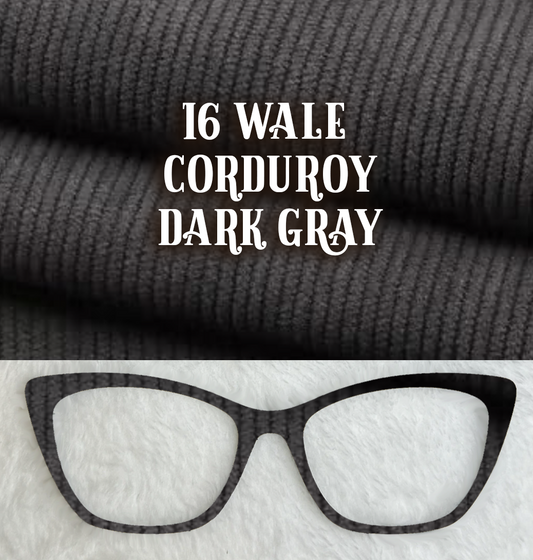 Corduroy | 16 Wale | Dark Gray