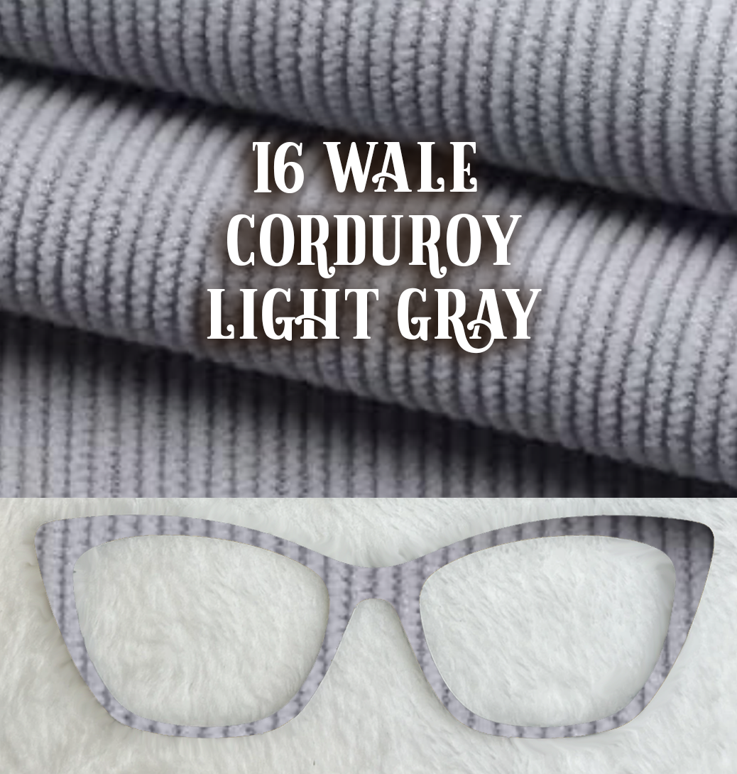 Corduroy | 16 Wale | Light Gray