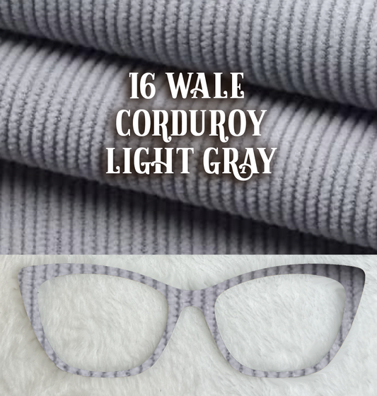 Corduroy | 16 Wale | Light Gray