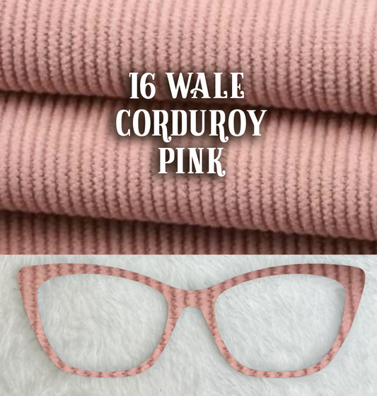 Corduroy | 16 Wale | Pink