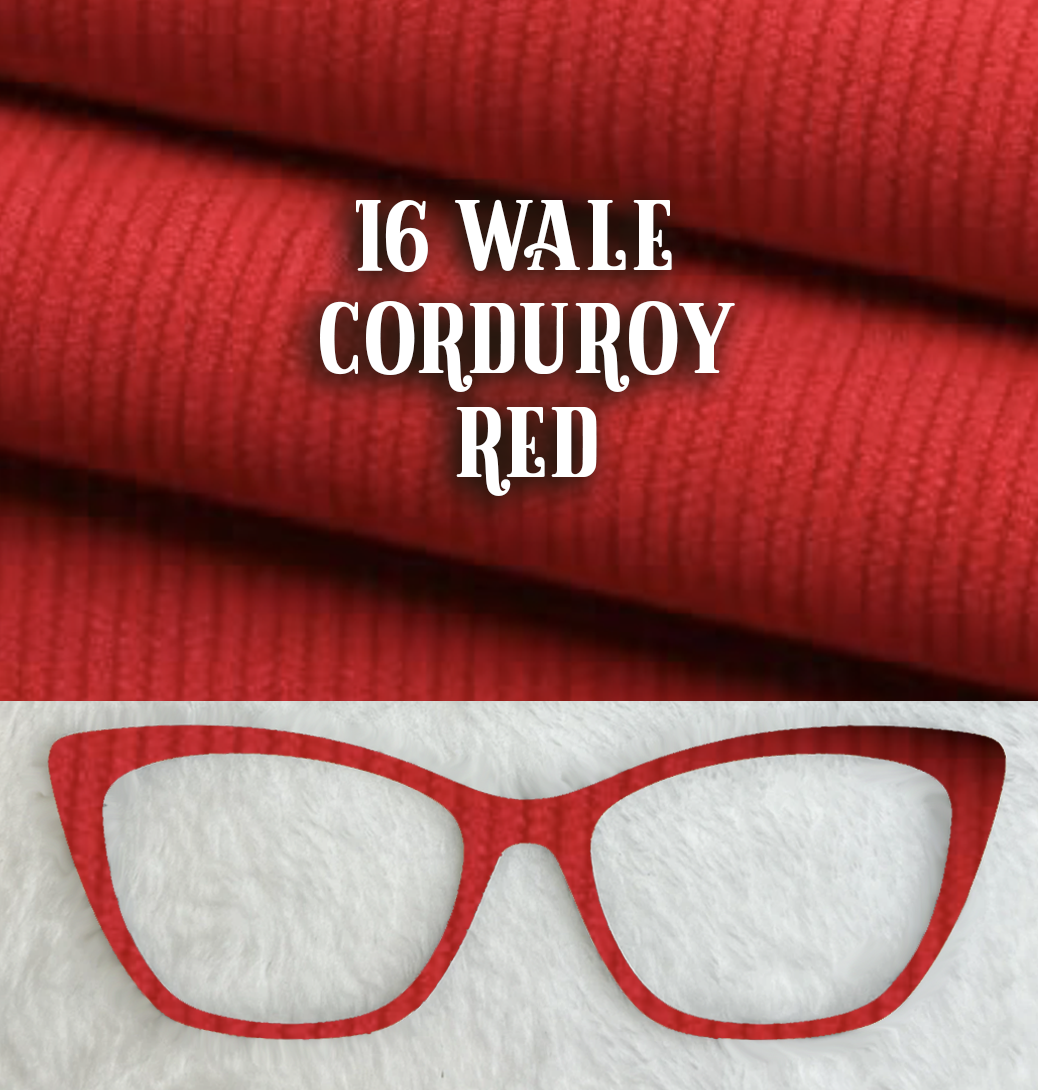 Corduroy | 16 Wale | Red