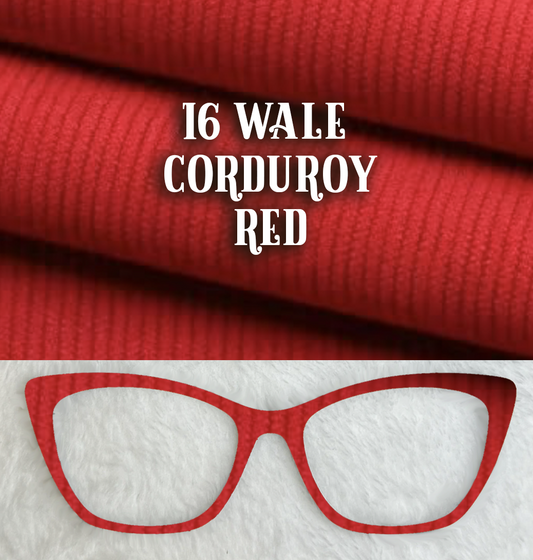 Corduroy | 16 Wale | Red