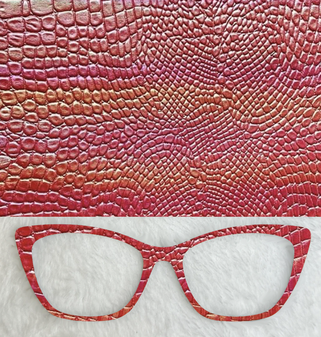 Crocodile Pink to Red