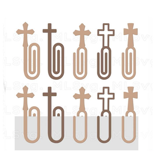 Cross Bookmarks | 5 Designs | 10 Units