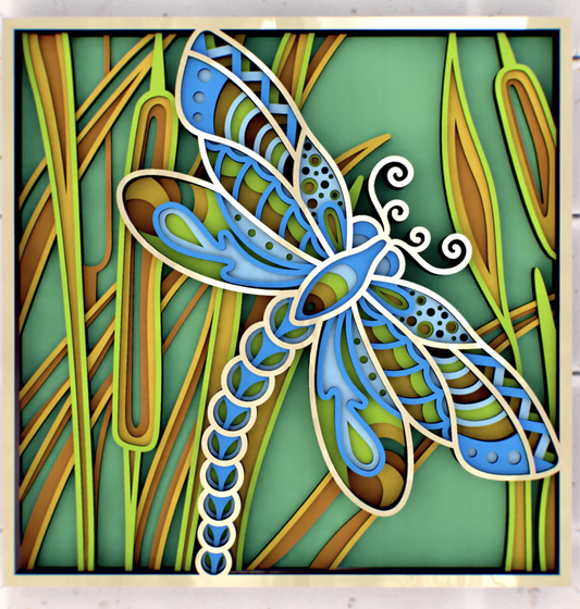 Mandalas | Dragonfly | 7 Layer