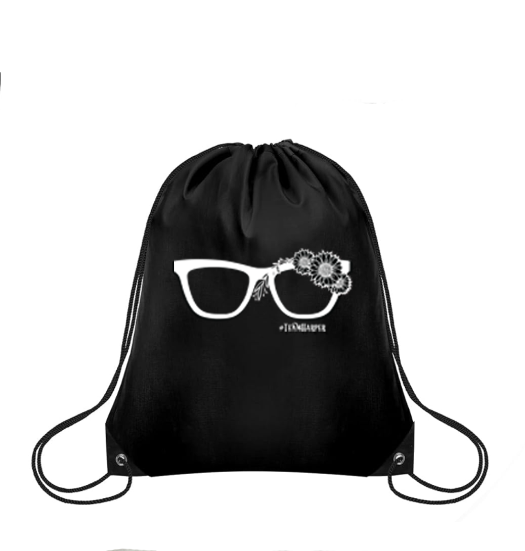 Black Team Cinch Bag