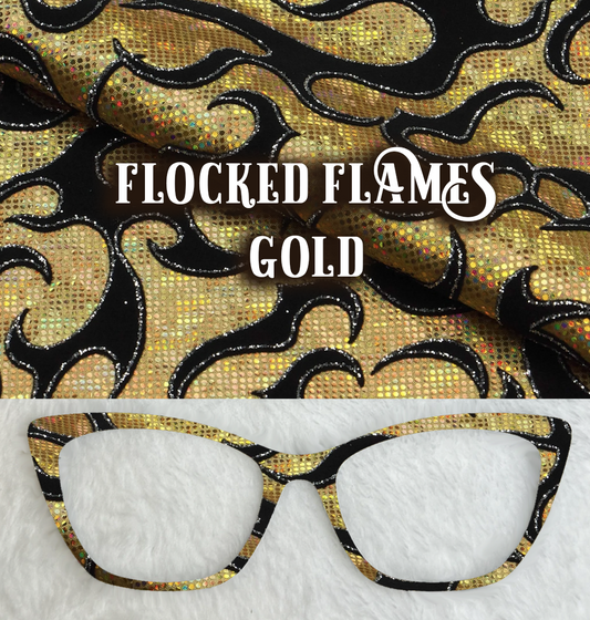Flocked Flames | Gold