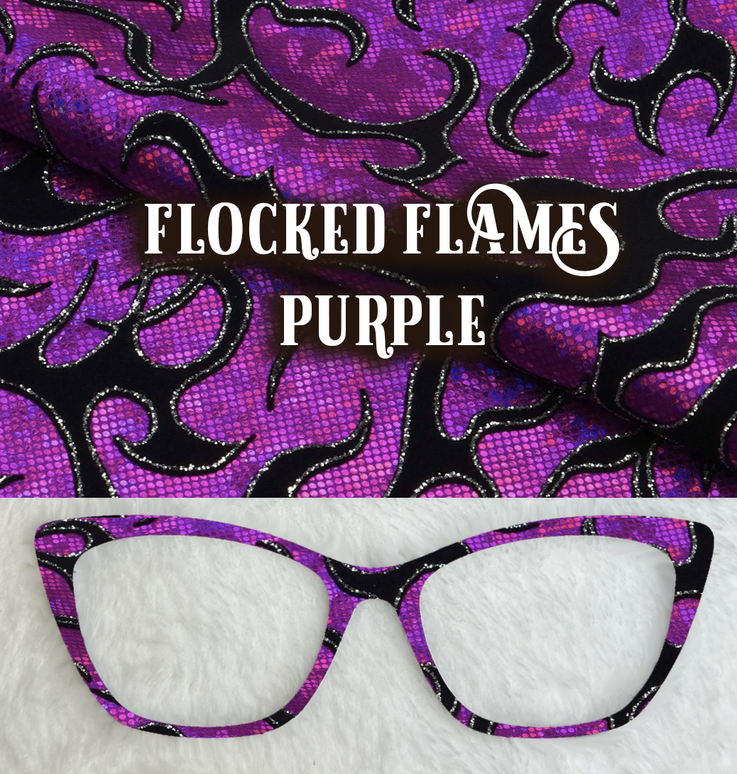 Flocked Flames | Purple