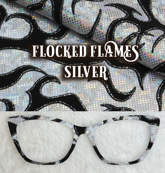 Flocked Flames | Silver