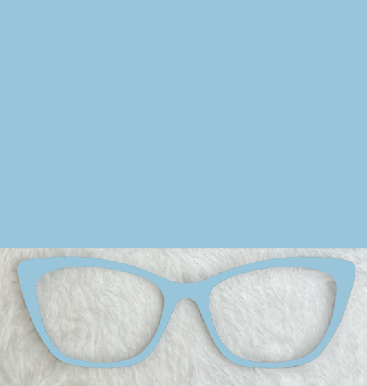 Flexible Transparent Acrylic | Blue