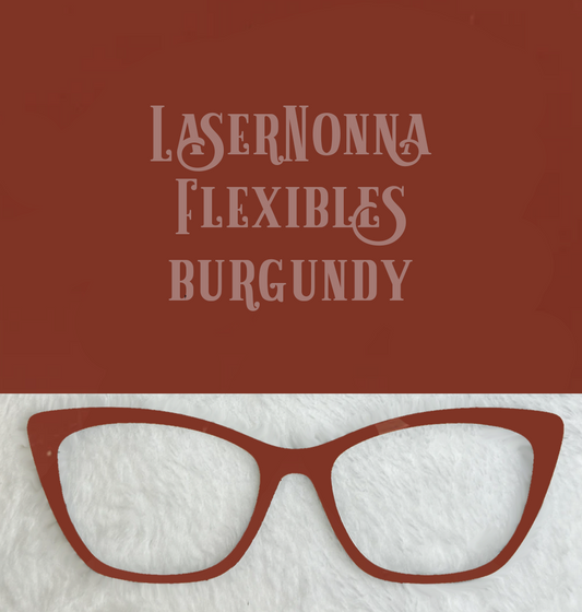 Flexible Matte Acrylic | Burgundy