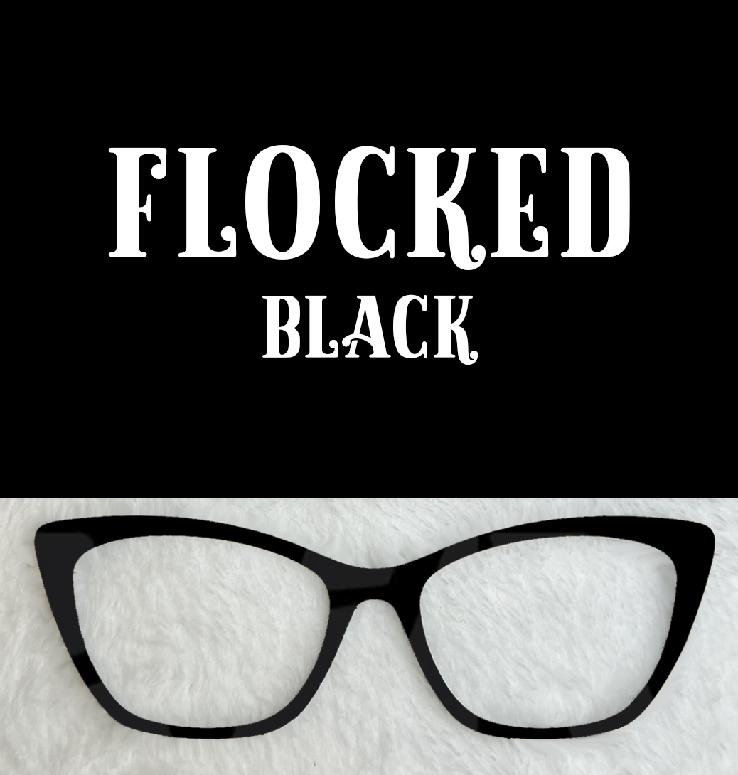Flocked | Black