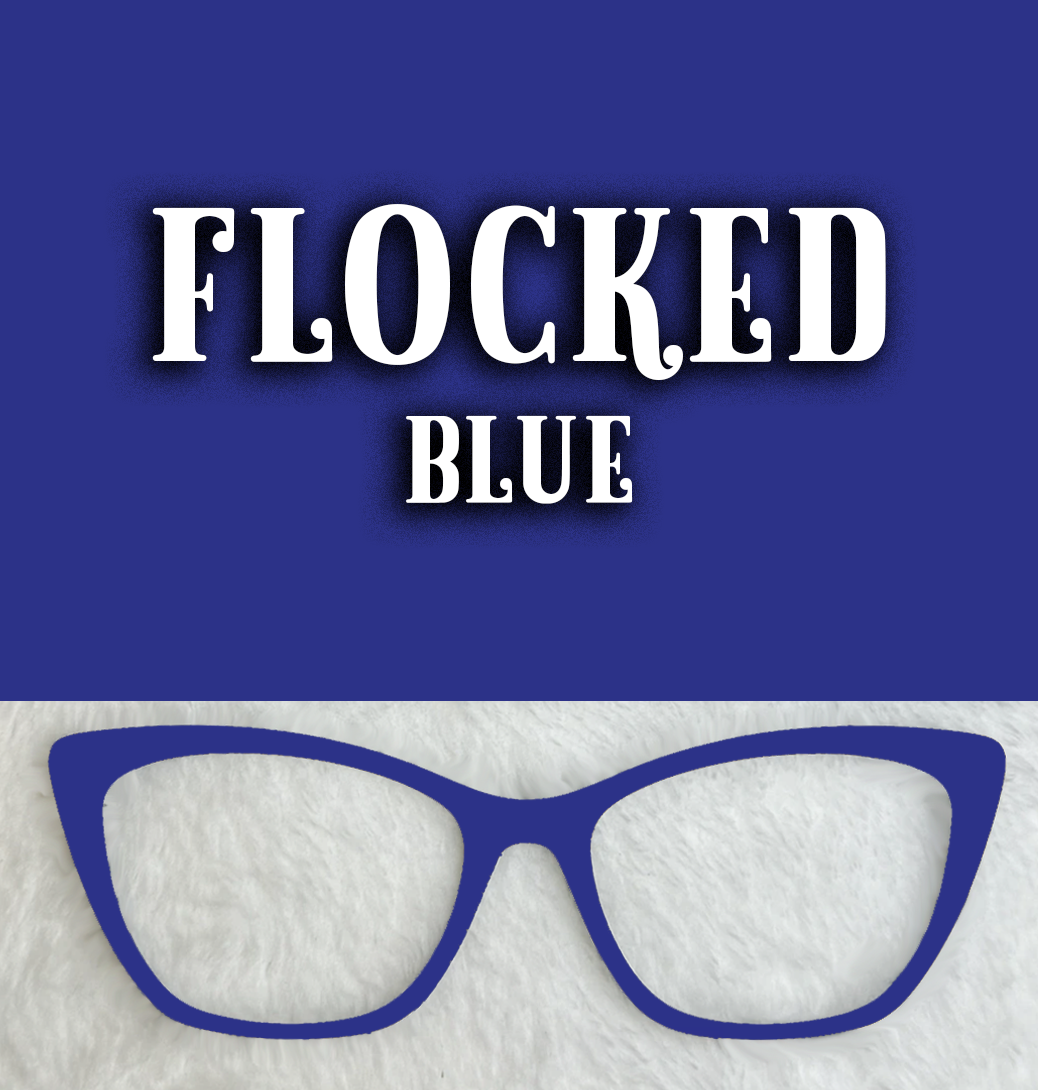 Flocked | Blue