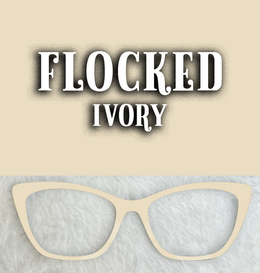 Flocked | Ivory