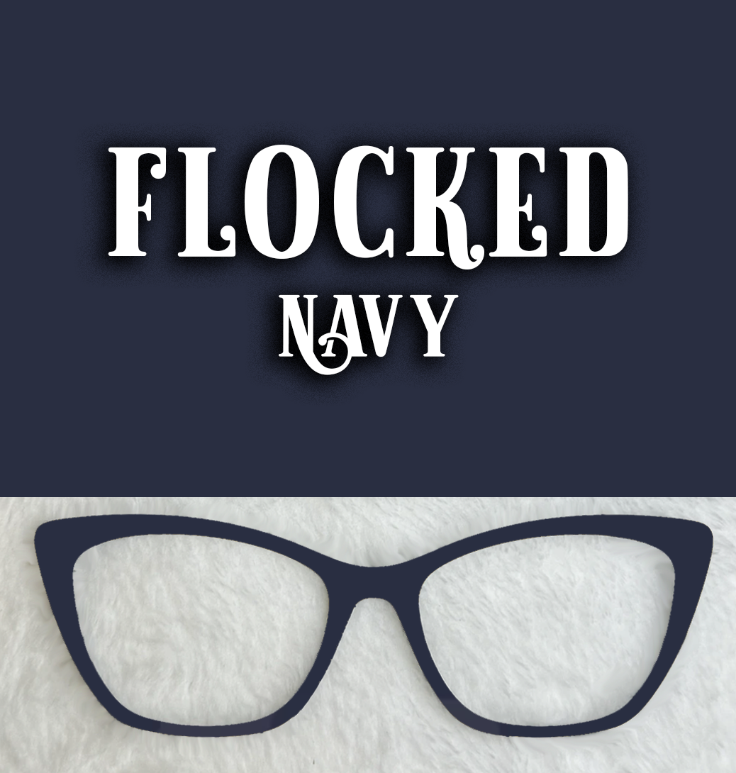 Flocked | Navy