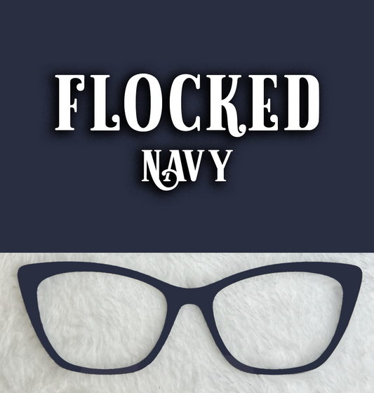 Flocked | Navy
