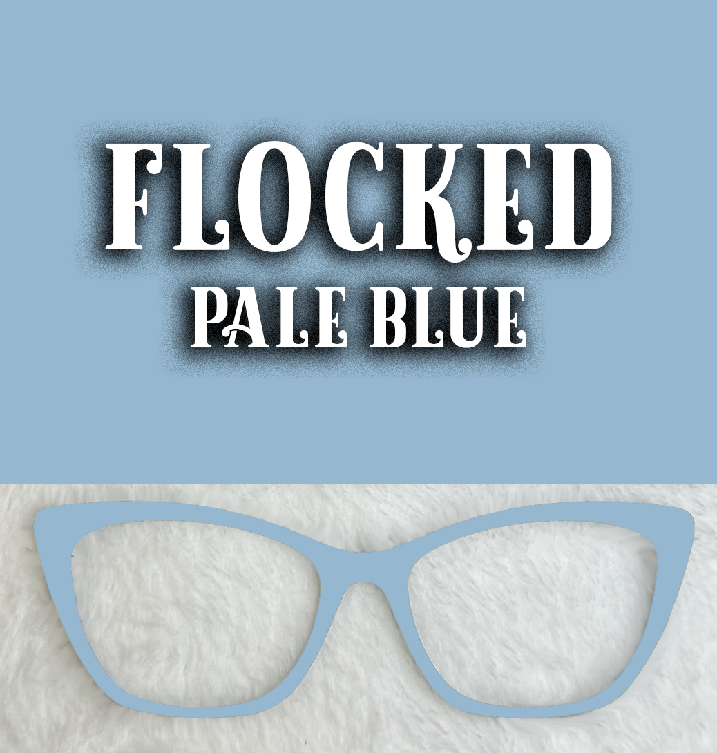 Flocked | Pale Blue