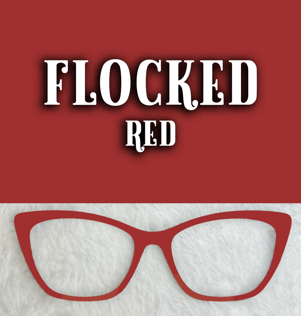 Flocked | Red