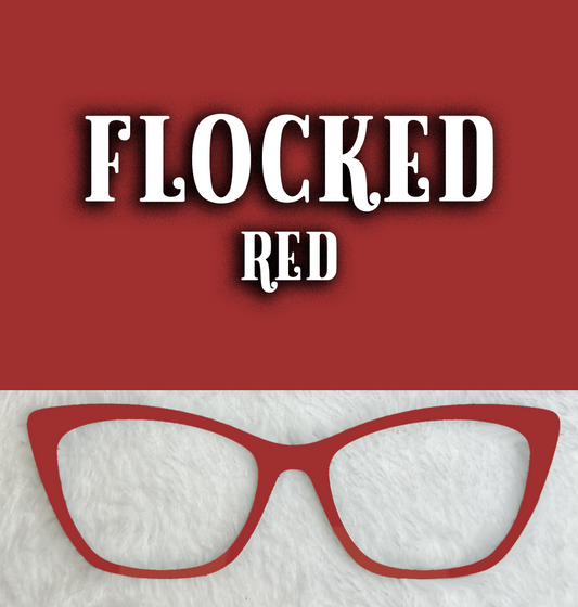 Flocked | Red