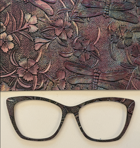 Butterflies and Dragonflies | Burgundy