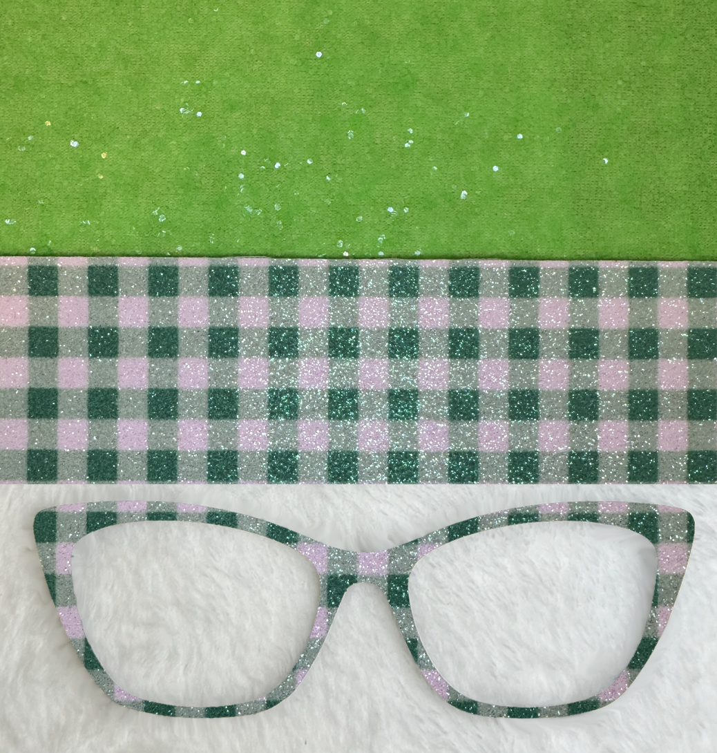 Gingham Overload Stacked | Green