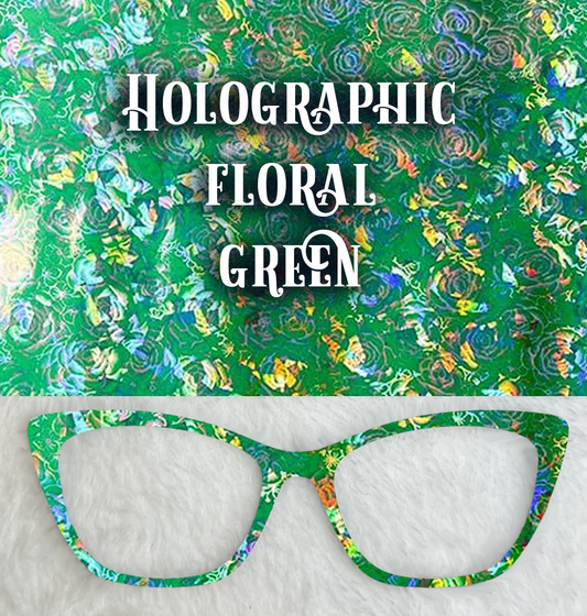 Holographic Floral | Green