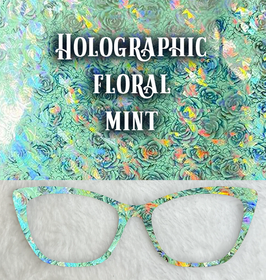 Holographic Floral | Mint